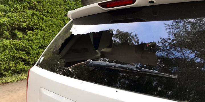 Car-Outside-Elon-University-Chabad-House-Damaged-by-Gunfire-While-Yom-Kippur-Services-Underway.jpg