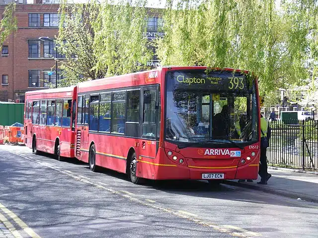 A bus in London, England.