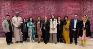 Members of the AMMWEC–CAM delegation pose together during their visit to Israel, representing Muslim leaders, educators, journalists, and civil society advocates.