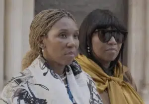 Swati Mandela and Zaziwe Mandela, granddaughters of Nelson Mandela, pictured during their visit to Israel as part of a leadership delegation.