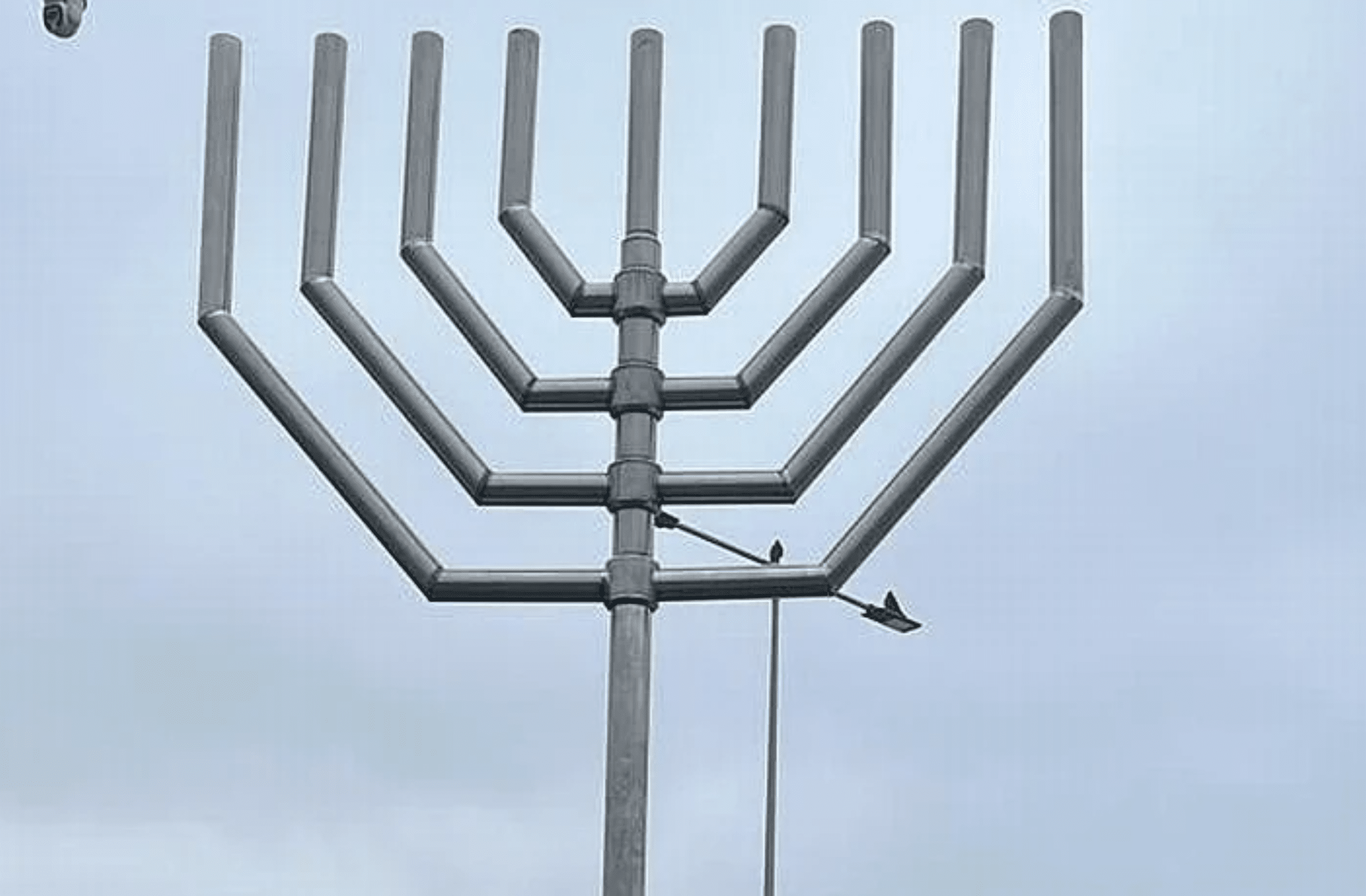 Menorah displayed in a public space in Australia following the Bondi terror attack, symbolizing Jewish identity and resilience amid rising antisemitism.