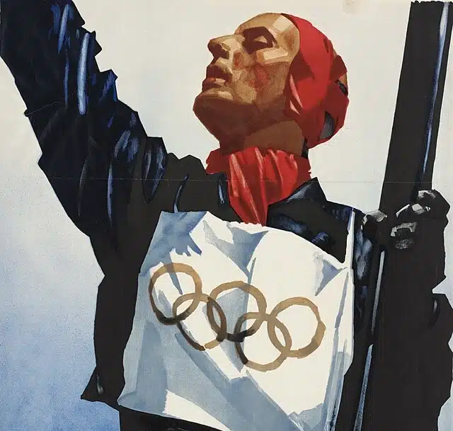 1936 Winter Olympics Poster – Nazi Germany