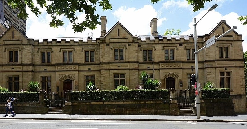 Supreme Court of New South Wales building in Sydney, Australia